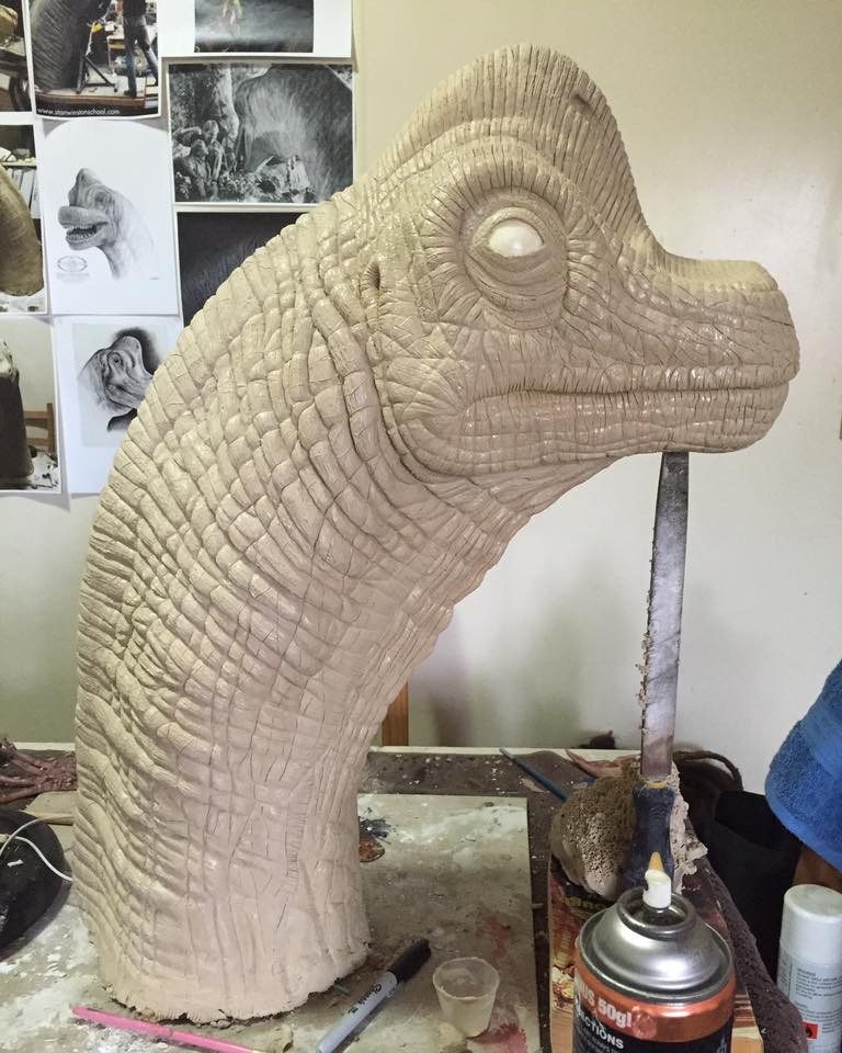 brachiosaur sculpt
